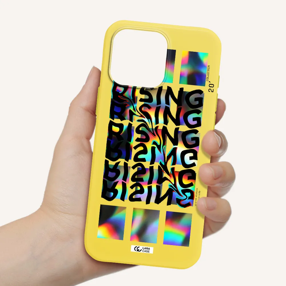 Rising Apple Iphone 16 Pro Max Silicone Canary Yellow Case