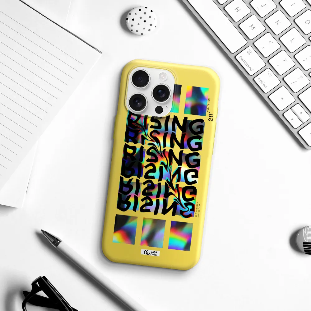 Rising Apple Iphone 16 Pro Max Silicone Canary Yellow Case