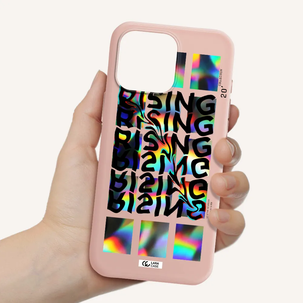 Rising Apple Iphone 16 Pro Max Silicone Pastel Pink Case