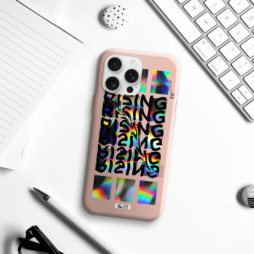 Rising Apple Iphone 16 Pro Max Silicone Pastel Pink Case