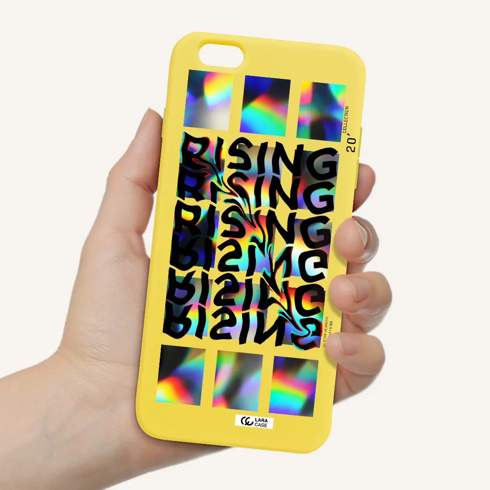 Rising Apple iPhone 6 s plus Silicone canary yellow Case