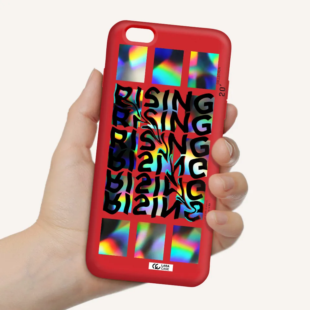 Rising Apple iPhone 6 s plus Silicone Imperial Red Case