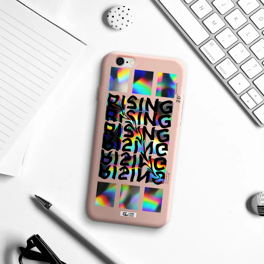 Rising Apple iPhone 6 Silicone pastel pink Case