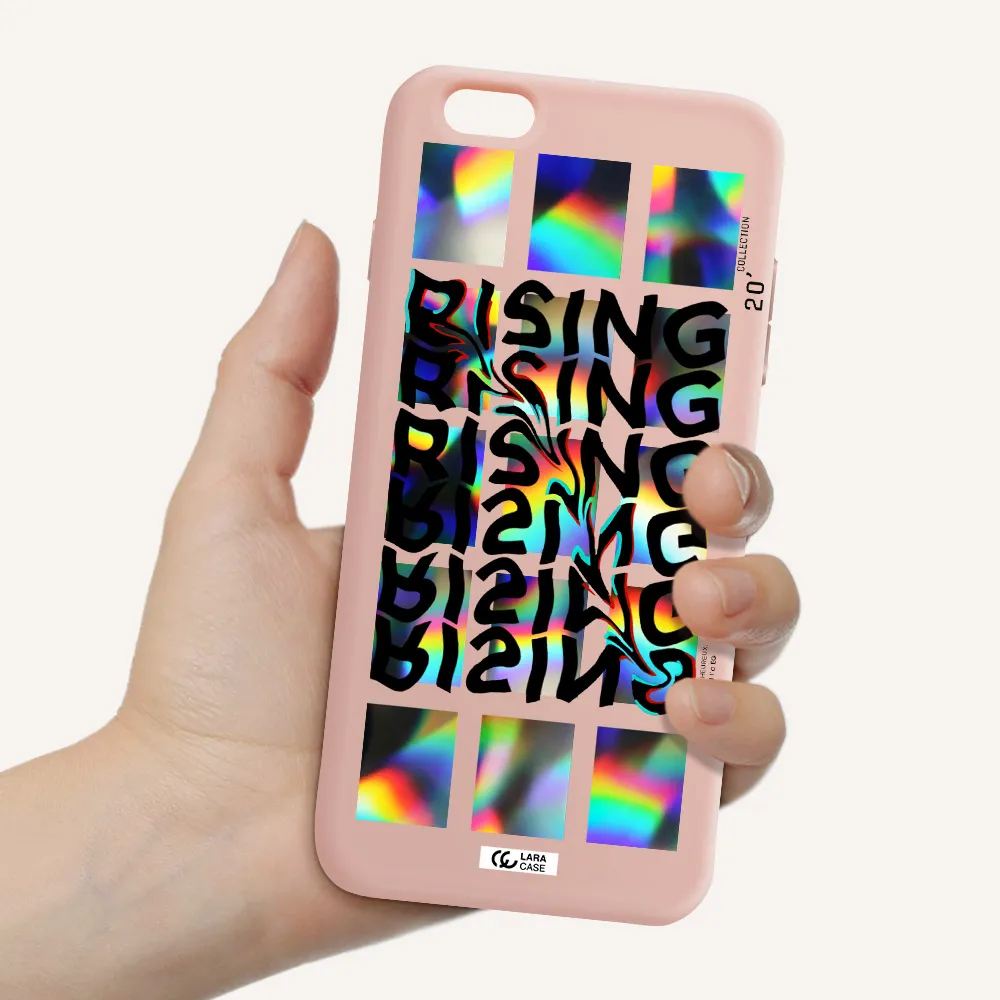 Rising Apple iPhone 6S Silicone pastel pink Case
