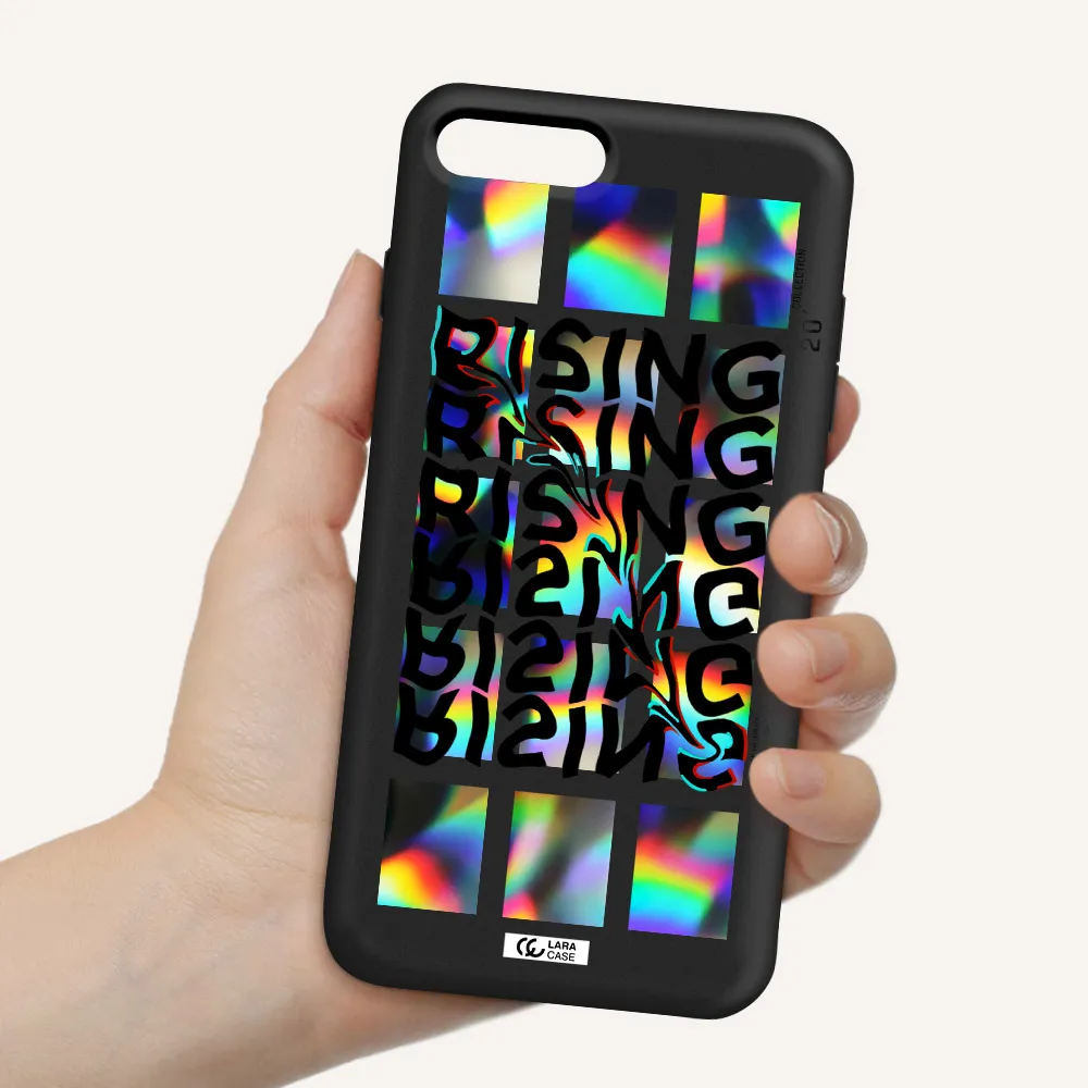 Rising Apple iPhone 8 plus Silicone black Case