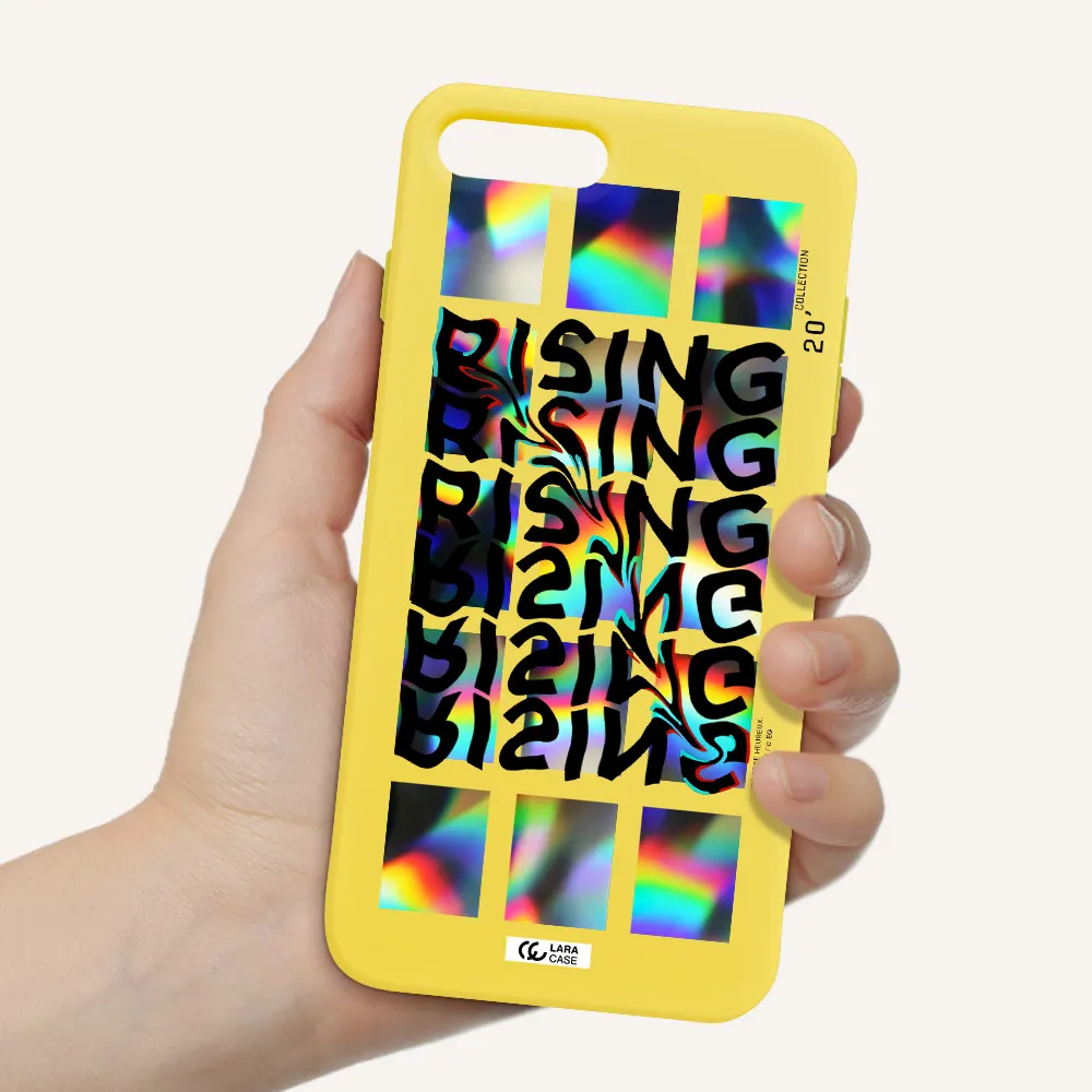 Rising Apple iPhone 8 plus Silicone canary yellow Case
