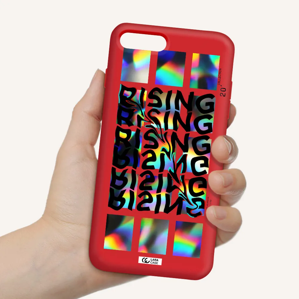 Rising Apple iPhone 8 plus Silicone Imperial Red Case