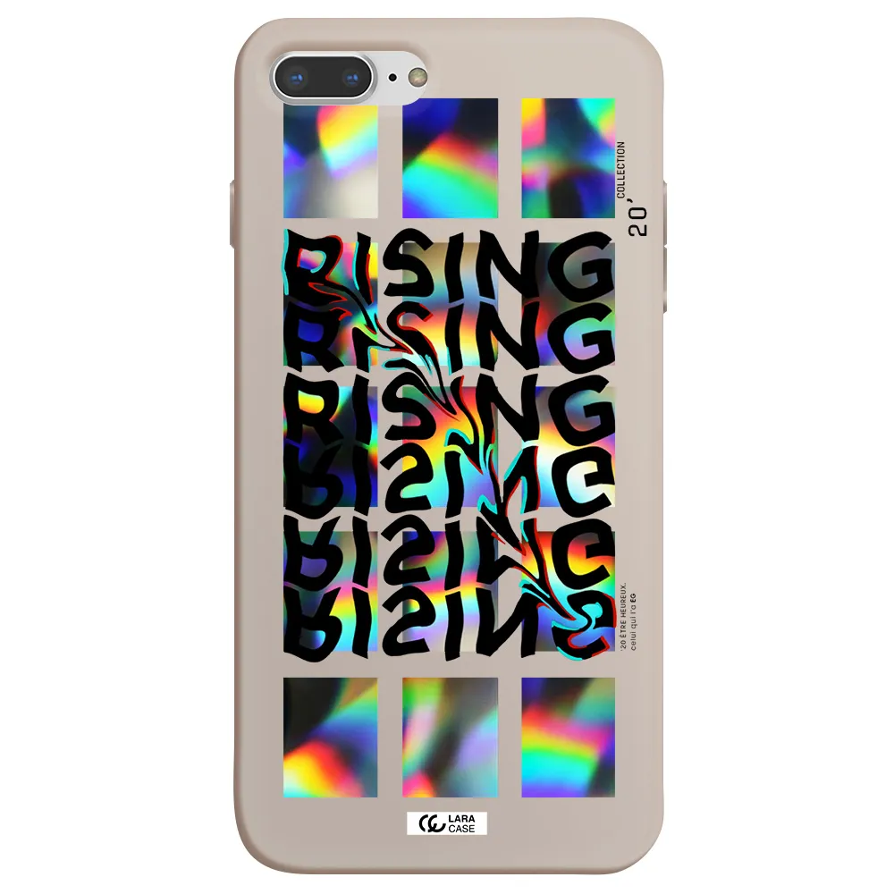 Rising Apple iPhone 8 plus Silicone Stone Case