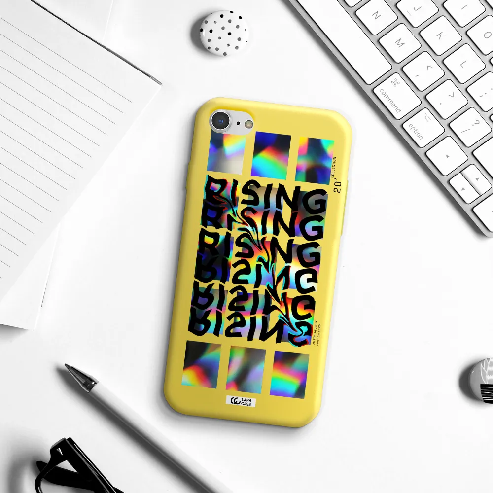 Rising Apple iPhone 8 Silicone canary yellow Case