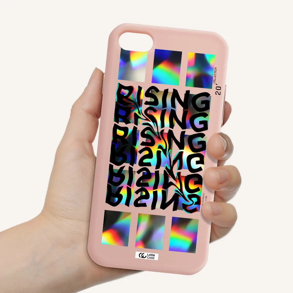 Rising Apple iPhone 8 Silicone pastel pink Case