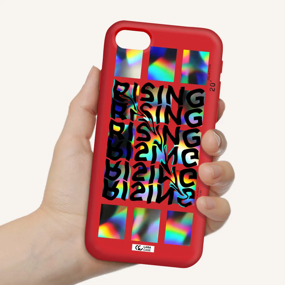 Rising Apple iPhone se 2020 Silicone Imperial Red Case