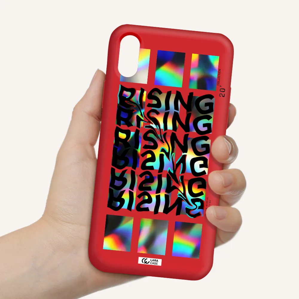 Rising Apple iPhone X Silicone Imperial Red Case