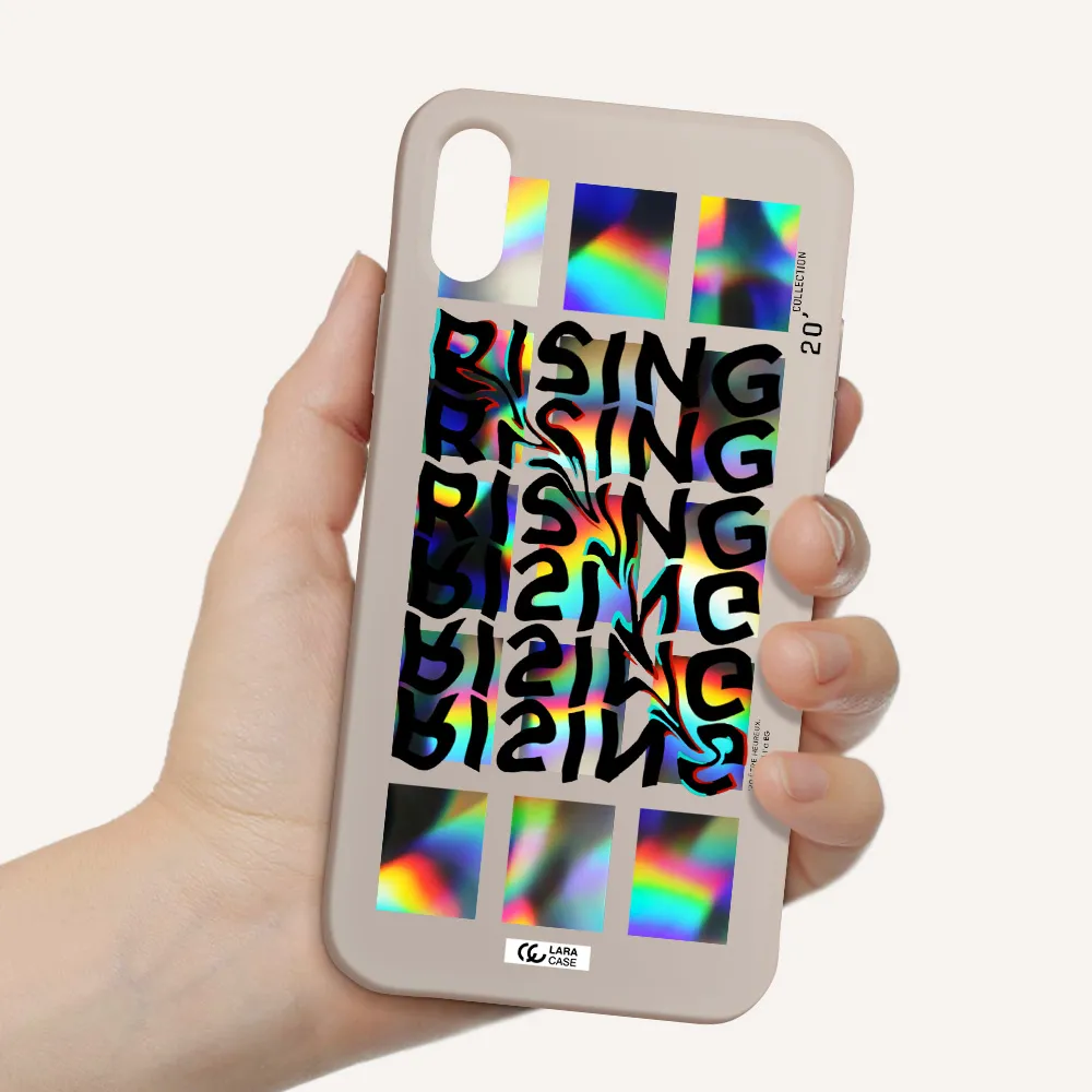 Rising Apple iPhone X Silicone Stone Case