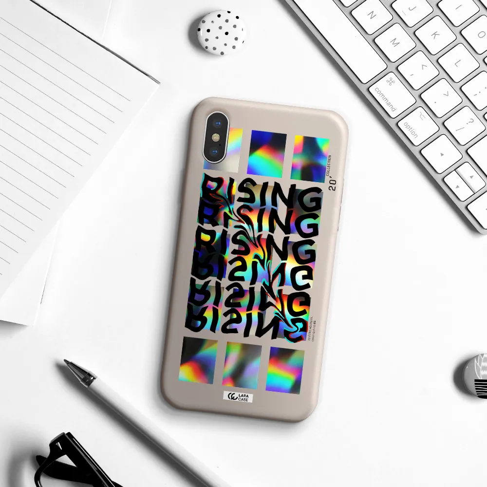 Rising Apple iPhone XS Silicone Stone Case