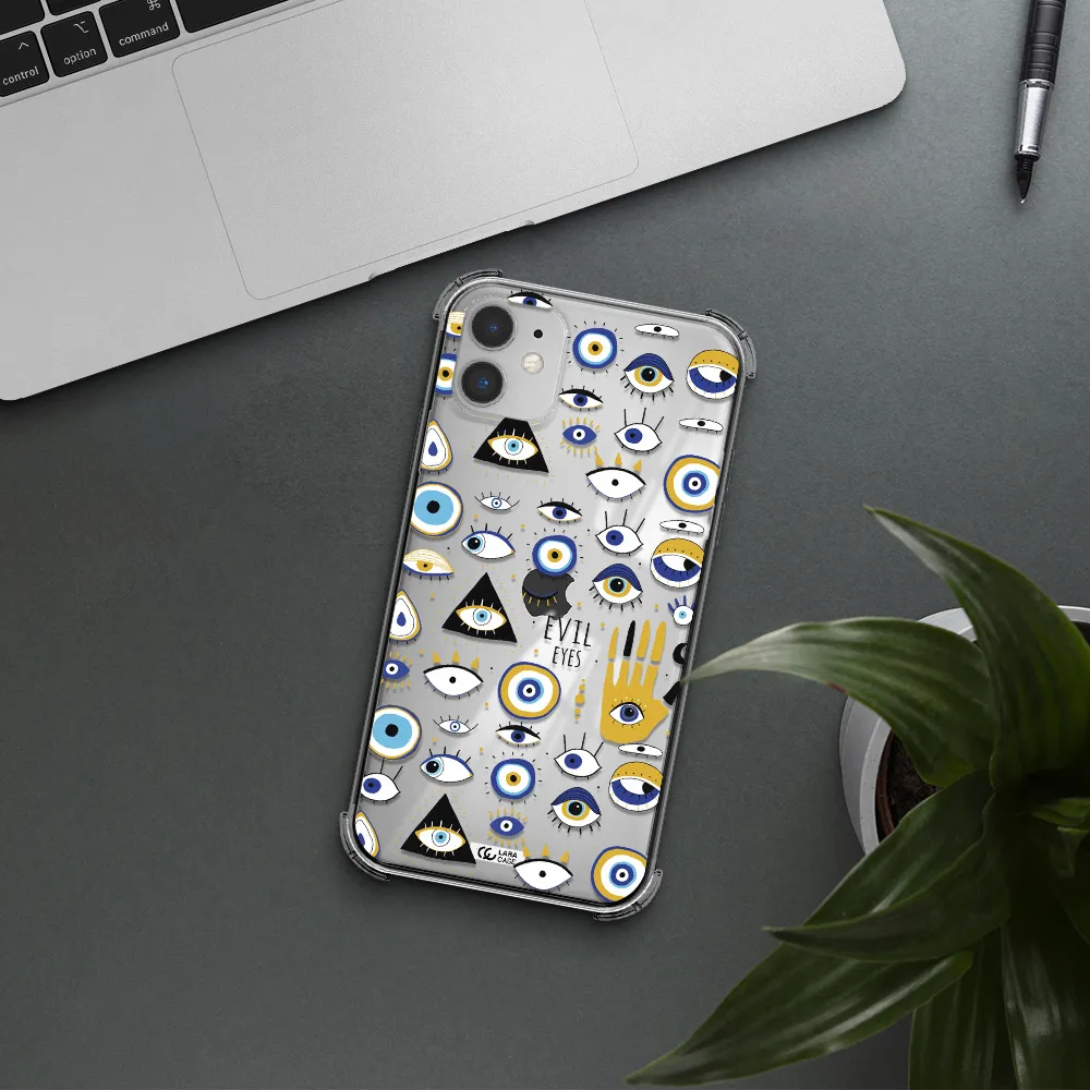 Evil Eyes Apple iPhone 11 Clear PC Case