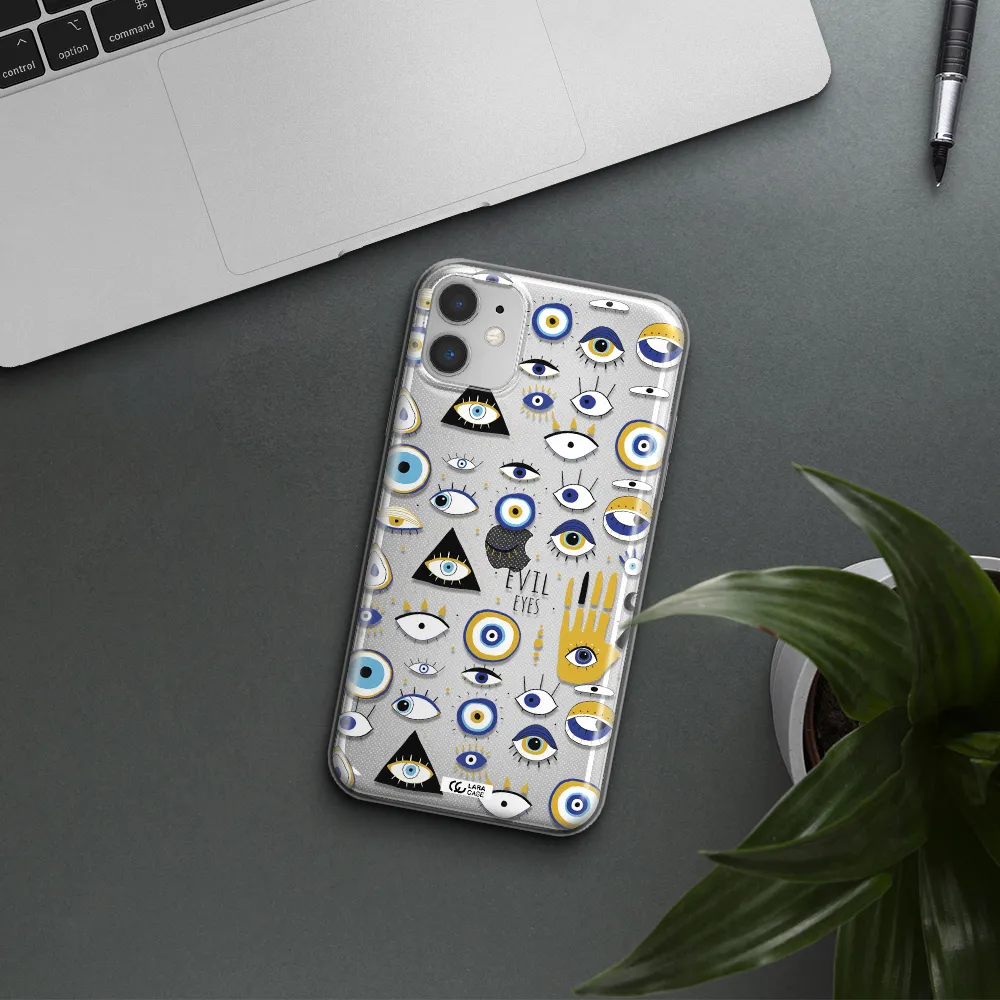 Evil Eyes Apple iPhone 11 Clear TPU Case