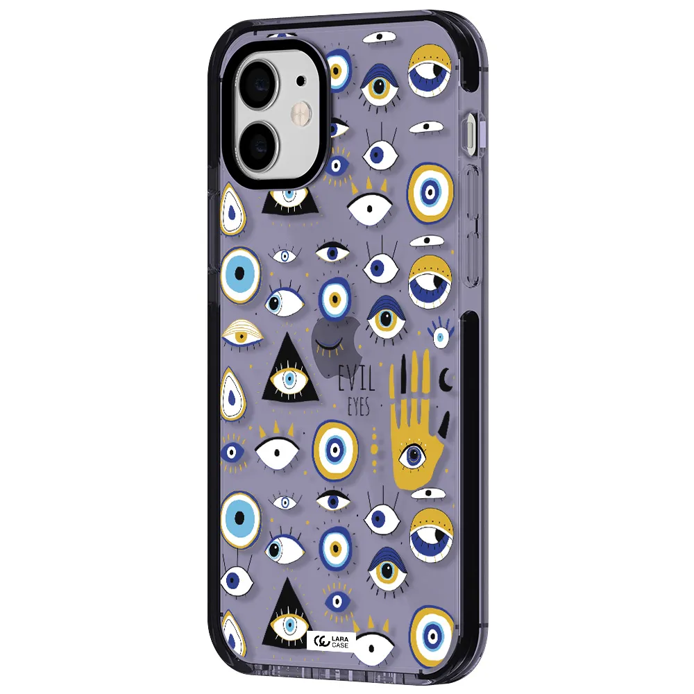 Evil Eyes Apple iPhone 11 impact Lilac Case