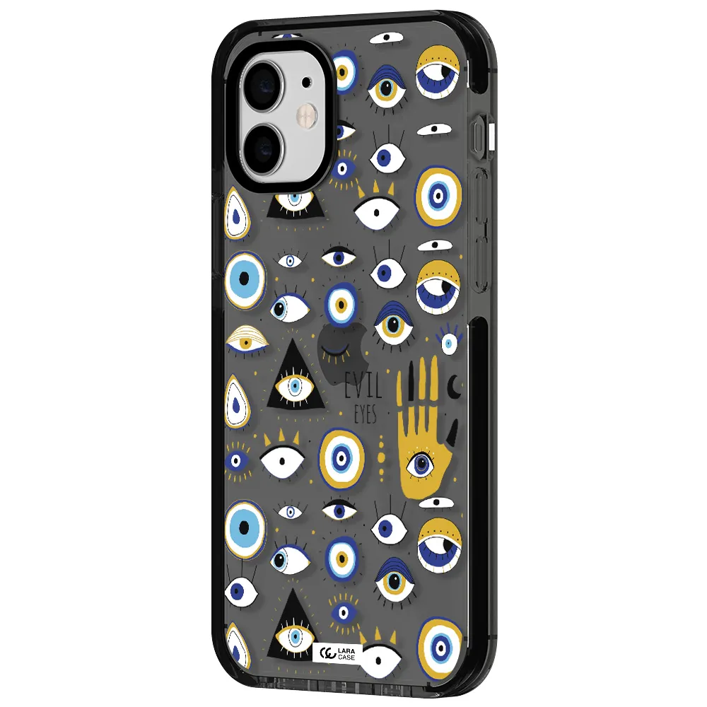 Evil Eyes Apple iPhone 11 impact Smoke Black Case