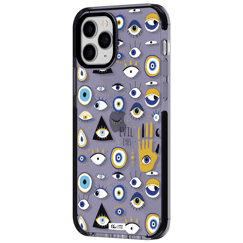 Evil Eyes Apple iPhone 11 pro impact Lilac Case