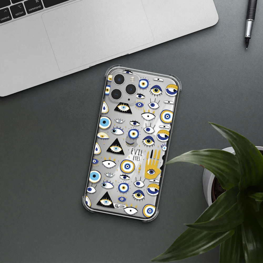 Evil Eyes Apple iPhone 11 pro max Clear PC Case