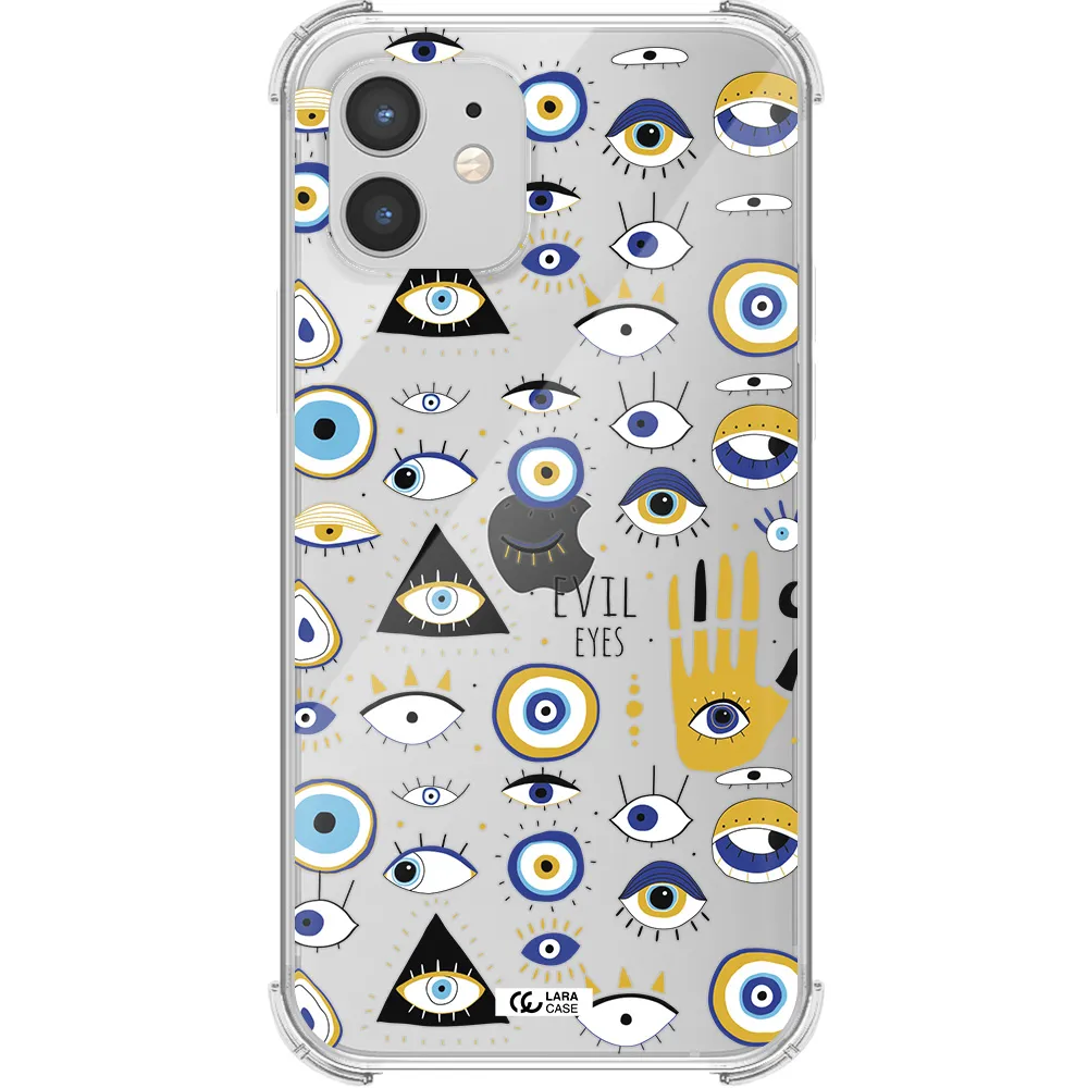 Evil Eyes Apple iPhone 12 mini Clear PC Case