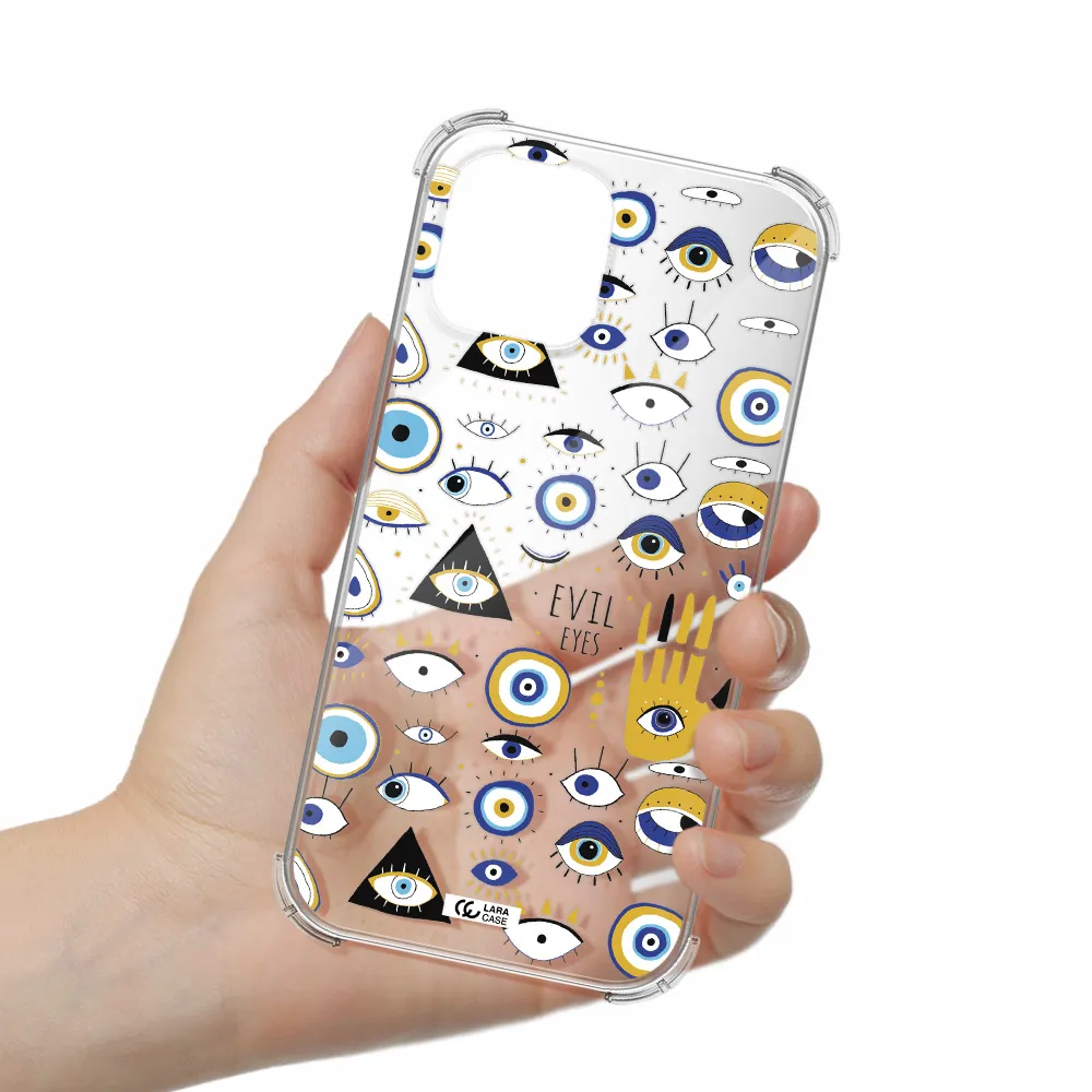 Evil Eyes Apple iPhone 12 pro max Clear PC Case