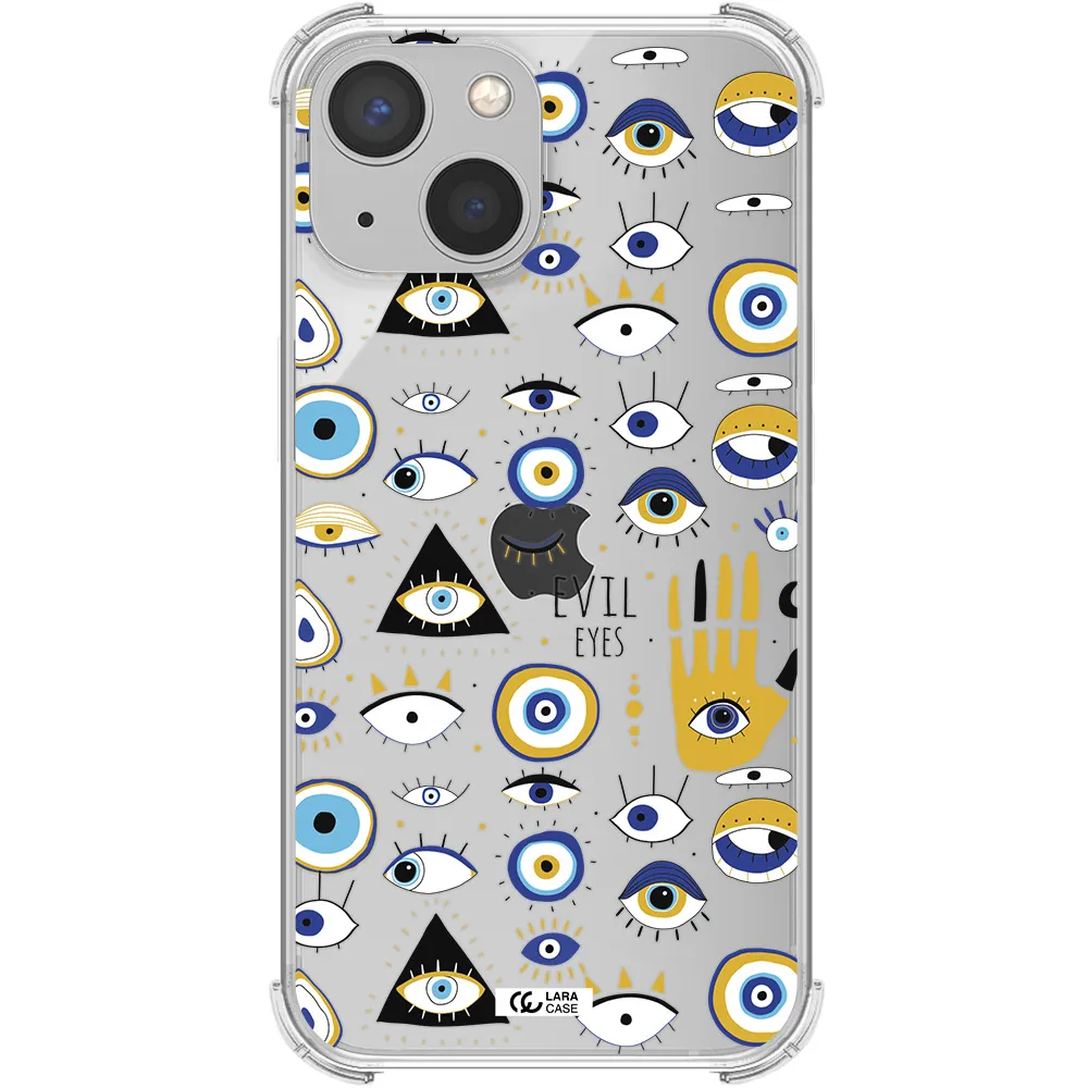 Evil Eyes Apple iPhone 13 Clear PC Case