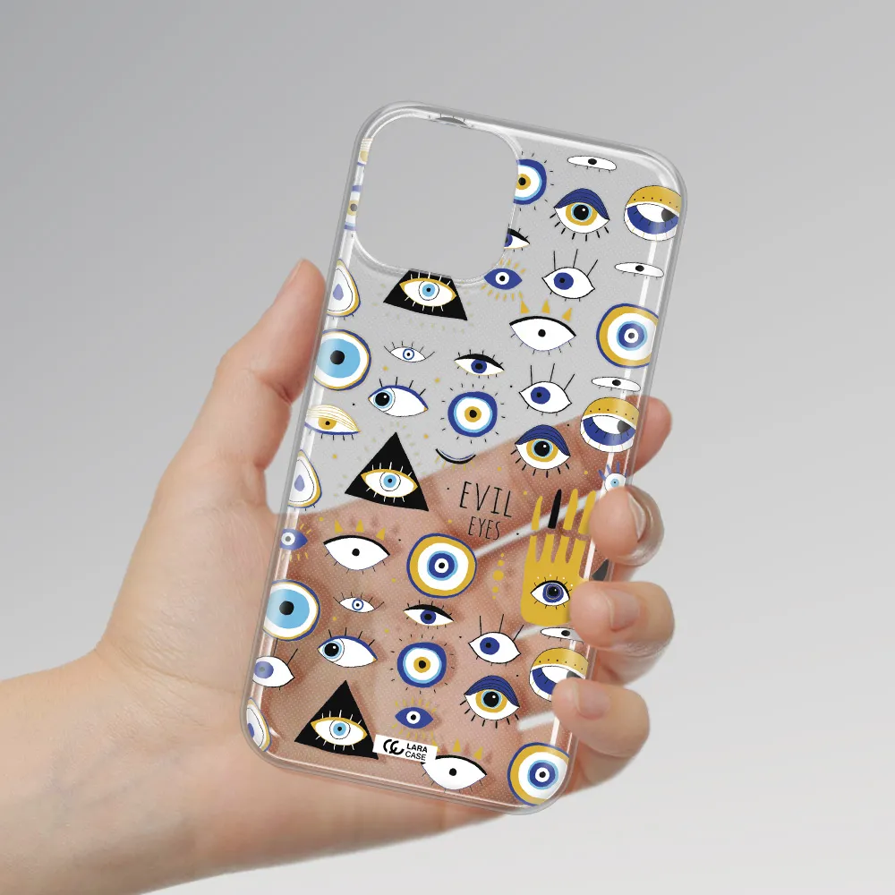 Evil Eyes Apple iPhone 13 Clear TPU Case