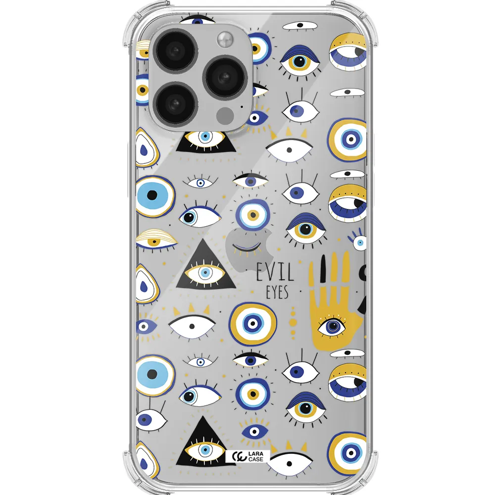 Evil Eyes Apple iPhone 13 Pro Max Clear PC Case