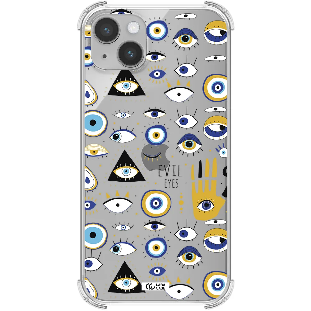 Evil Eyes Apple iPhone 14 Clear PC Case