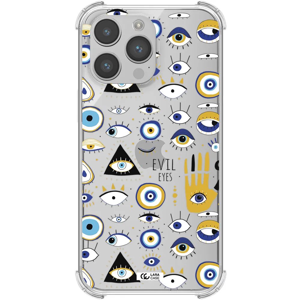 Evil Eyes Apple iPhone 14 pro max Clear PC Case