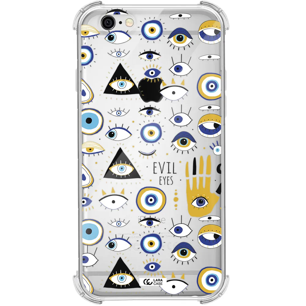 Evil Eyes Apple iPhone 6 Clear PC Case
