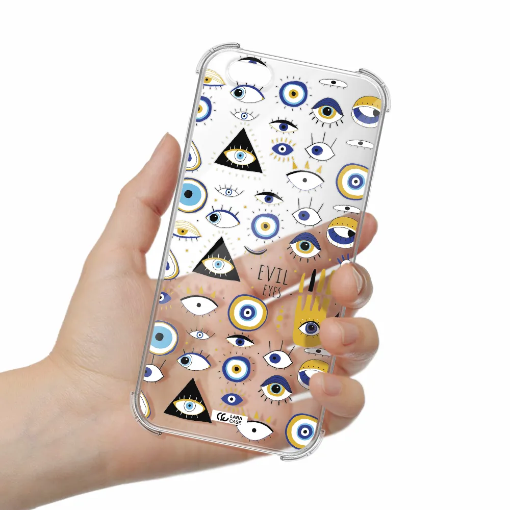Evil Eyes Apple iPhone 6 plus Clear PC Case