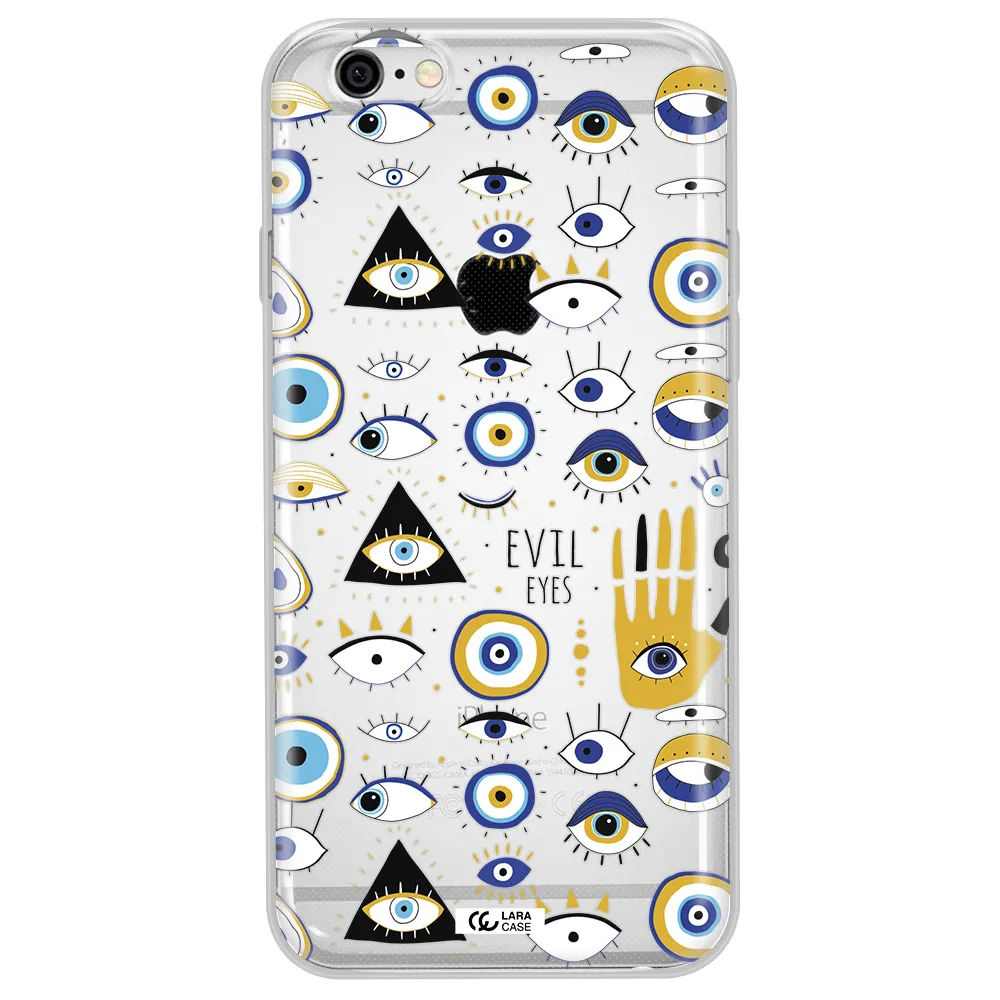 Evil Eyes Apple iPhone 6 plus Clear TPU Case