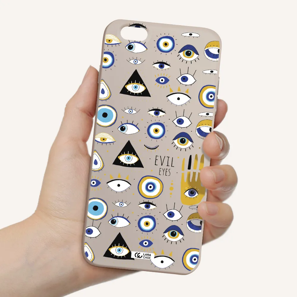Evil Eyes Apple iPhone 6 plus Silicone Stone Case