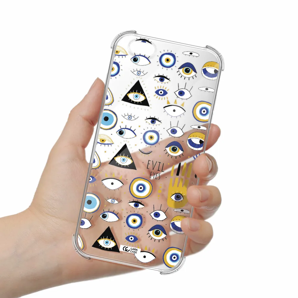 Evil Eyes Apple iPhone 6 s plus Clear PC Case