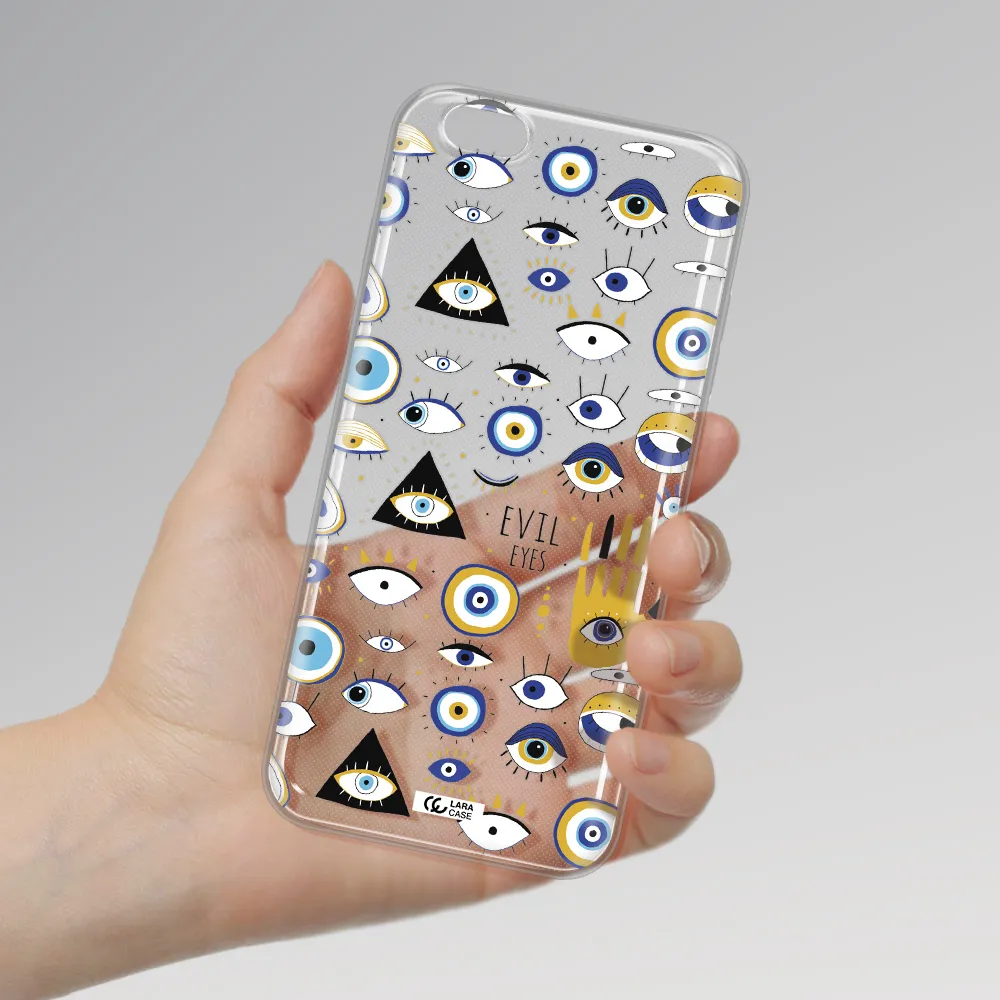 Evil Eyes Apple iPhone 6 s plus Clear TPU Case