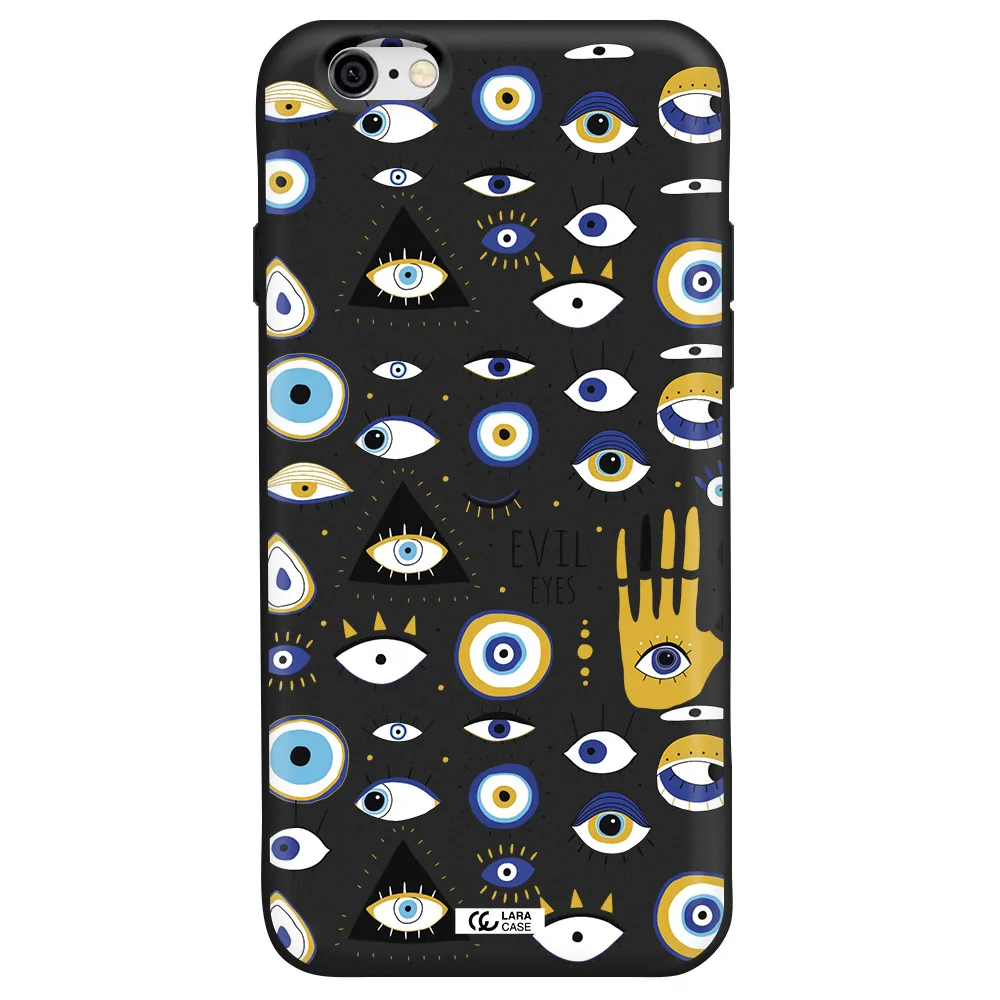 Evil Eyes Apple iPhone 6 Silicone black Case
