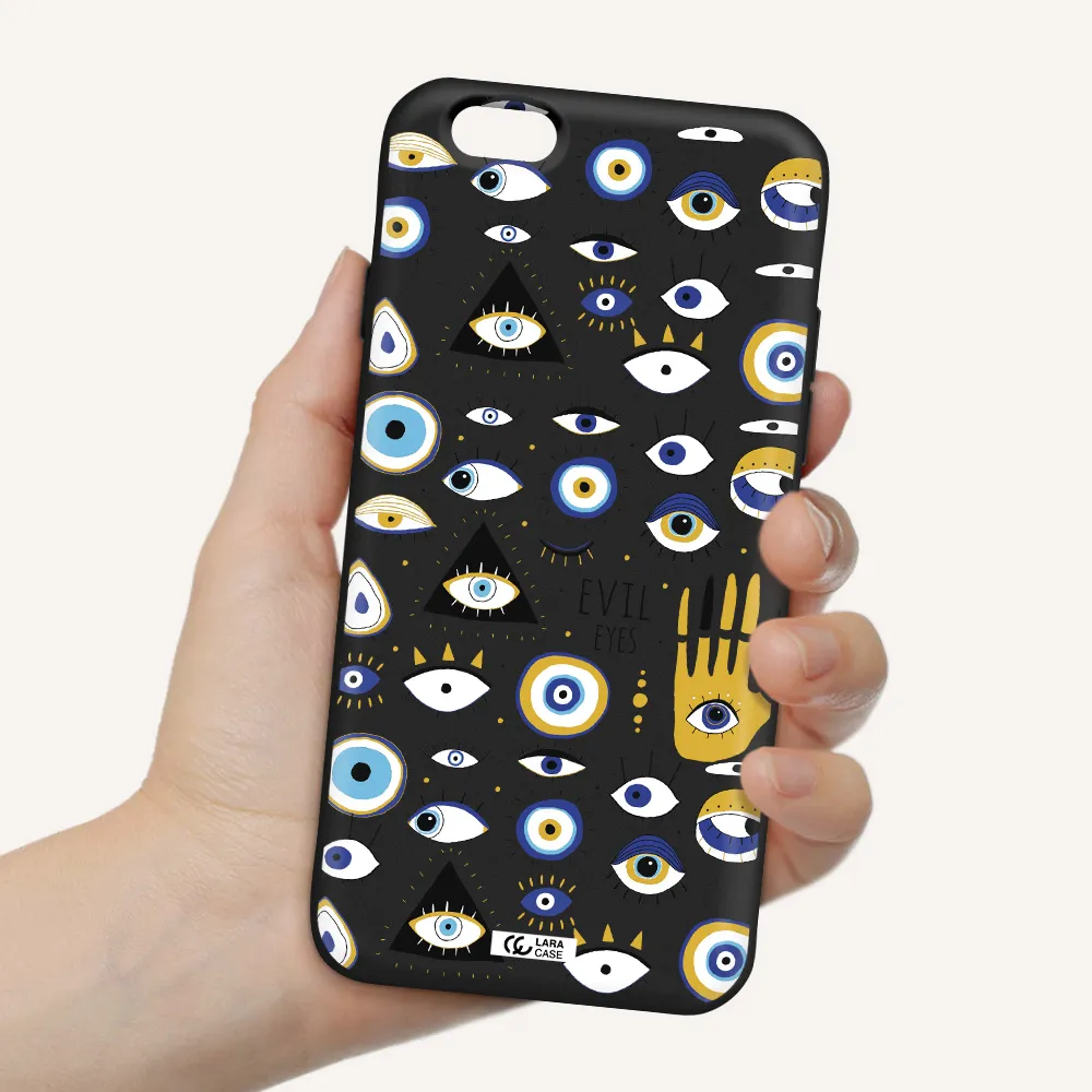 Evil Eyes Apple iPhone 6 Silicone black Case