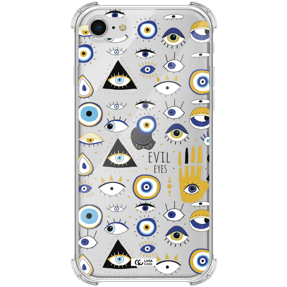 Evil Eyes Apple iPhone se 2020 Clear PC Case