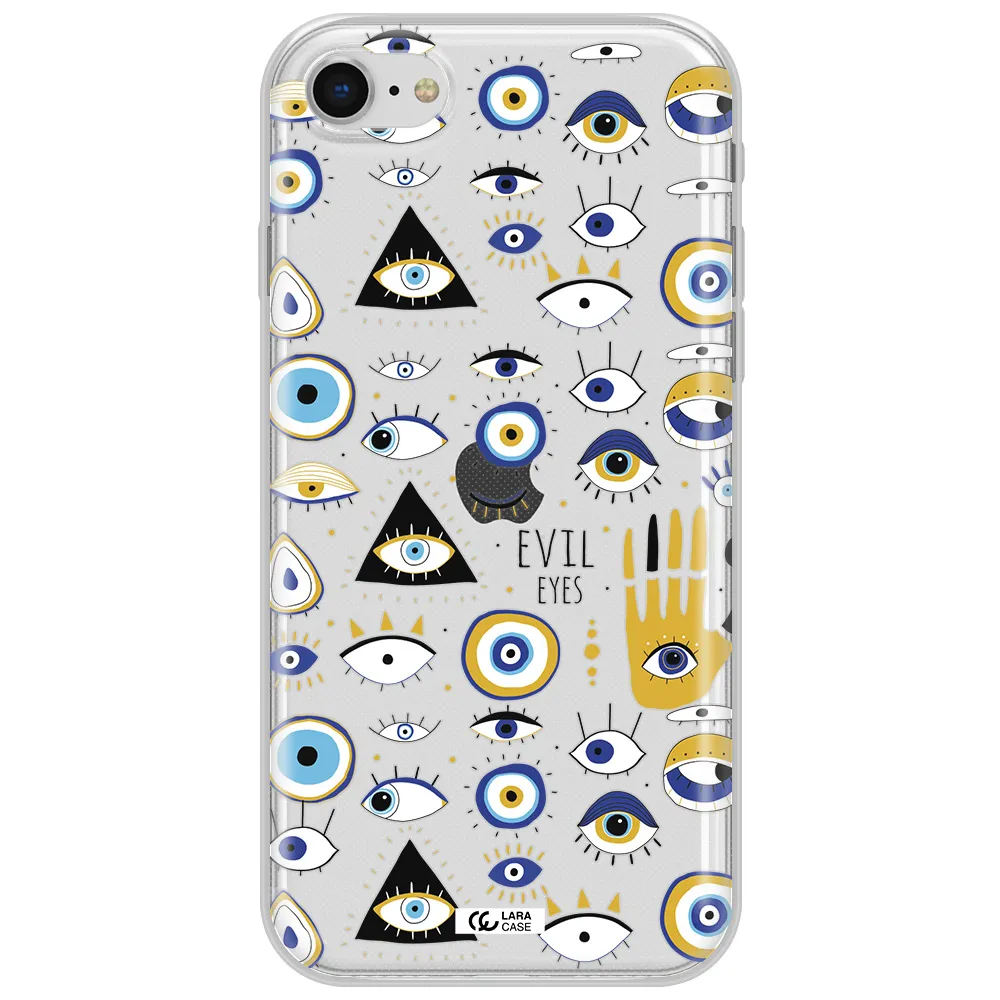 Evil Eyes Apple Iphone Se 2020 Clear Tpu Case