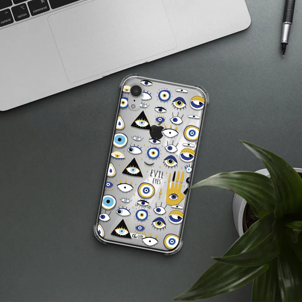 Evil Eyes Apple iPhone XR Clear PC Case