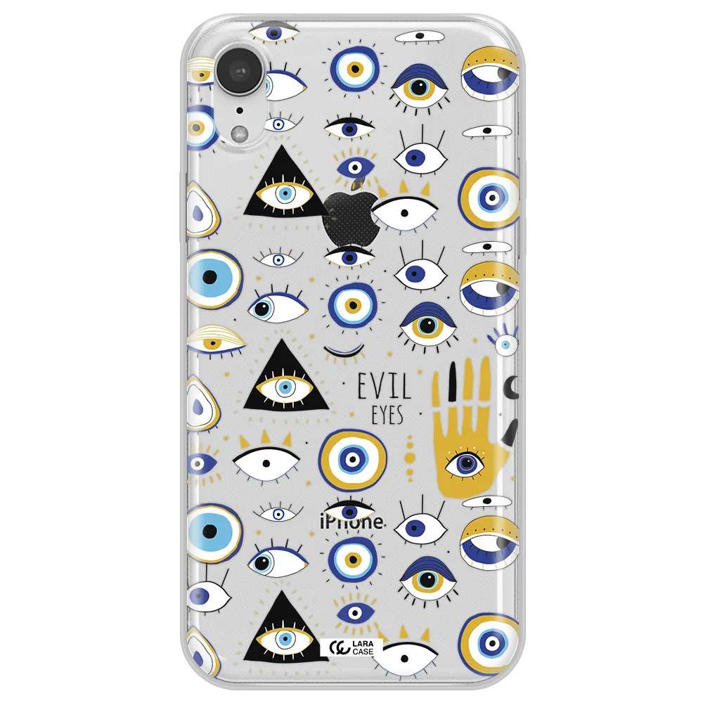 Evil Eyes Apple iPhone XR Clear TPU Case