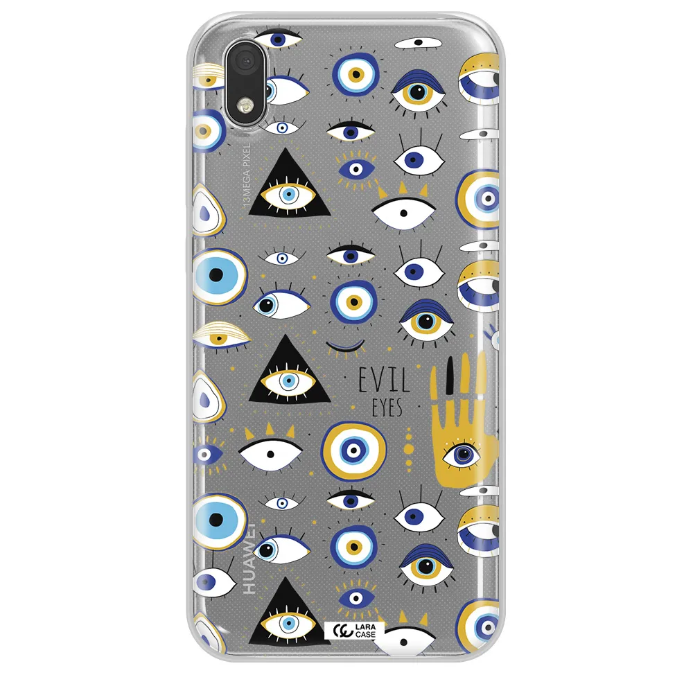 Evil Eyes Huawei Honor 8S Clear TPU Case