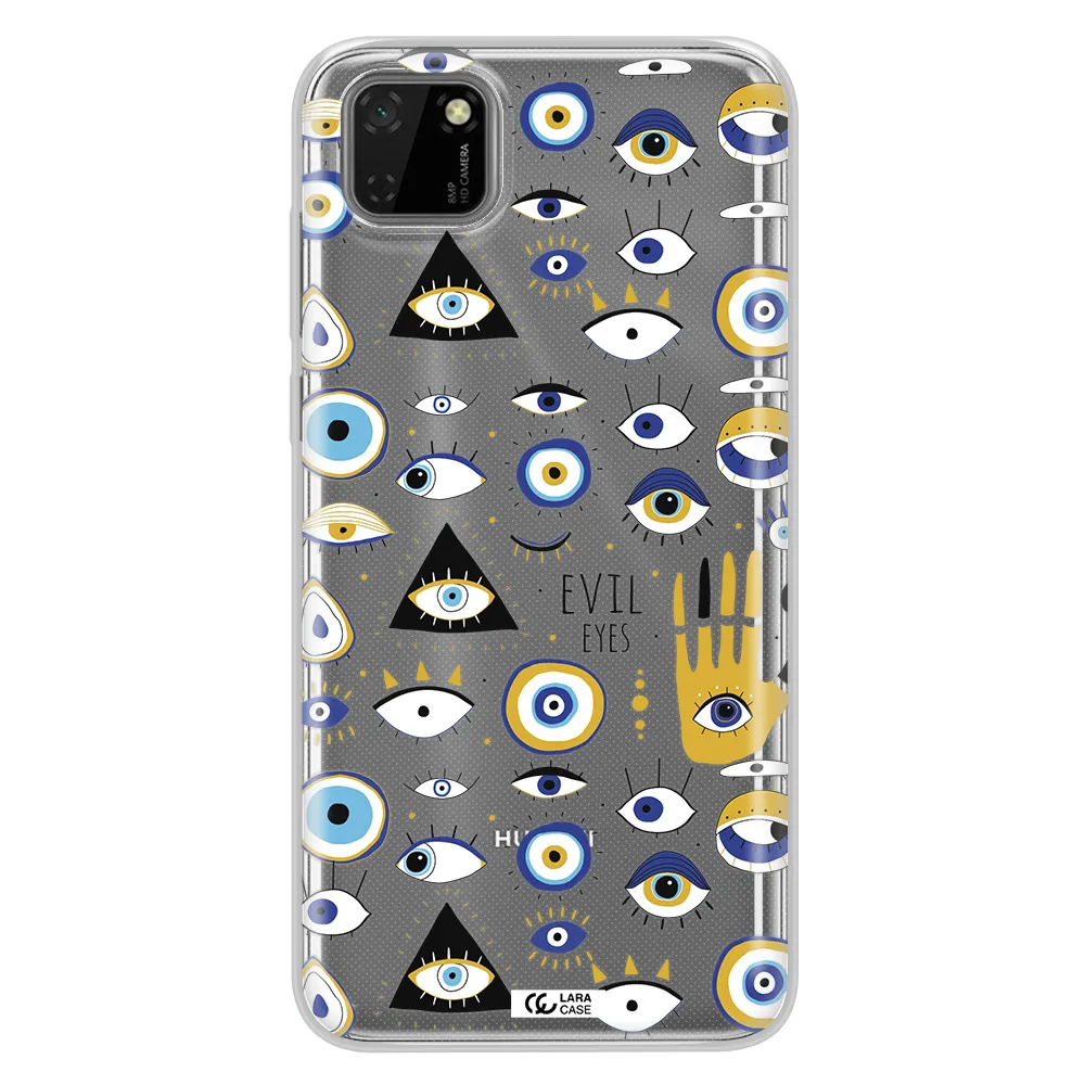 Evil Eyes Huawei Honor 9S Clear TPU Case