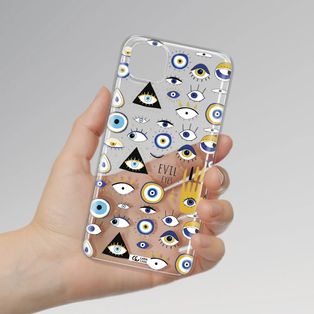 Evil Eyes Huawei Honor 9S Clear TPU Case