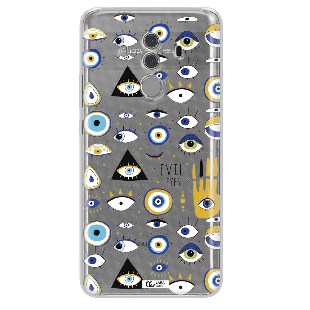 Evil Eyes Huawei Mate 10 Pro Clear TPU Case