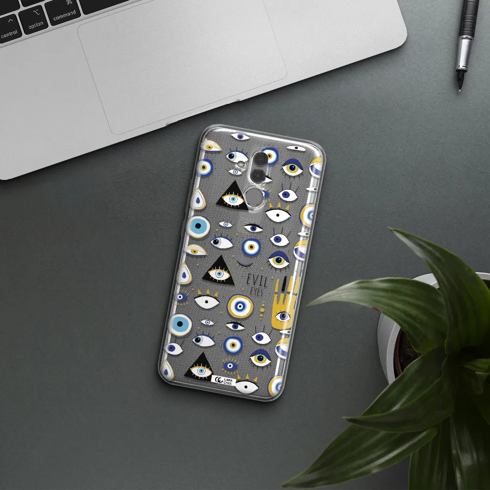 Evil Eyes Huawei Mate 20 Lite Clear TPU Case