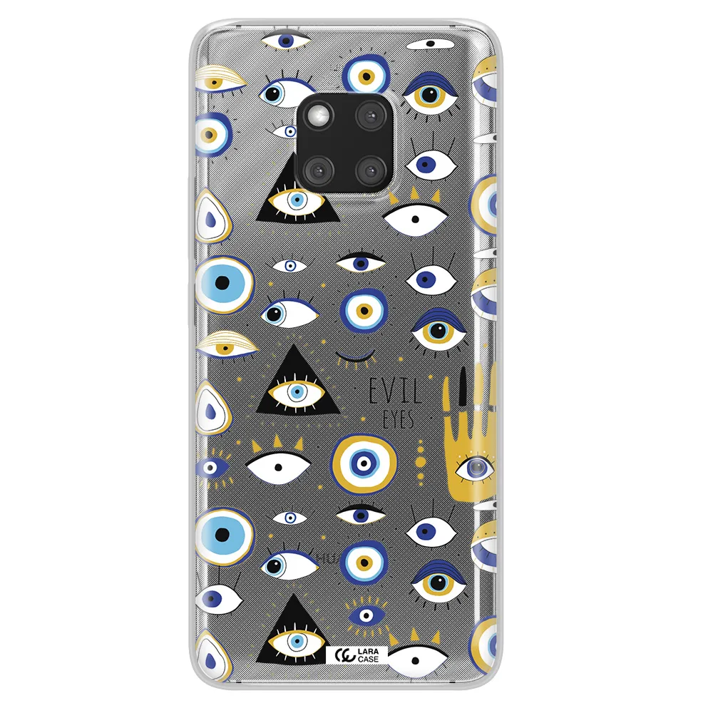 Evil Eyes Huawei Mate 20 Pro Clear TPU Case