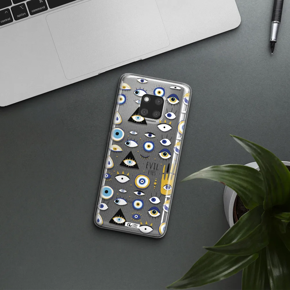 Evil Eyes Huawei Mate 20 Pro Clear TPU Case
